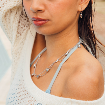 Mango Mala Silver Necklace