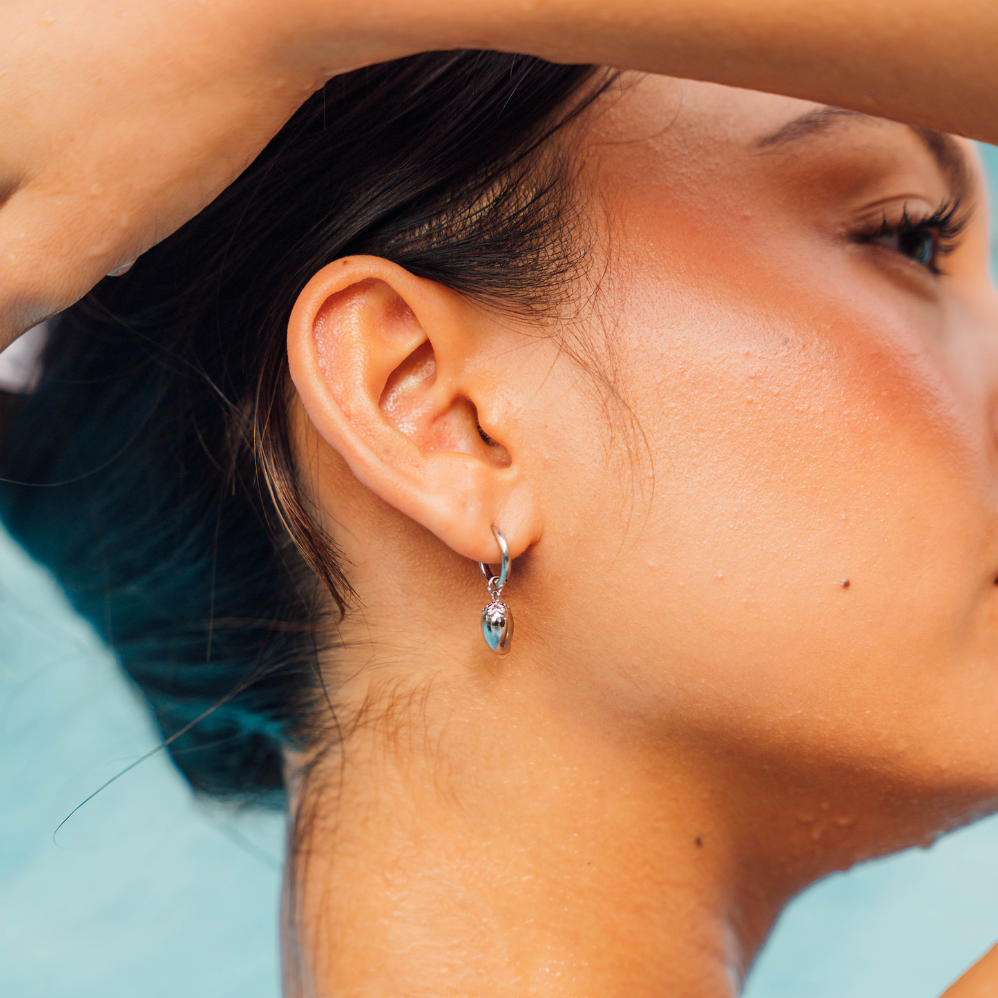 Mango Silver Earrings