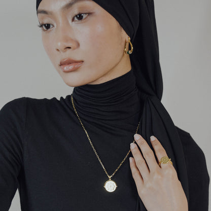 Moon Swivel Necklace