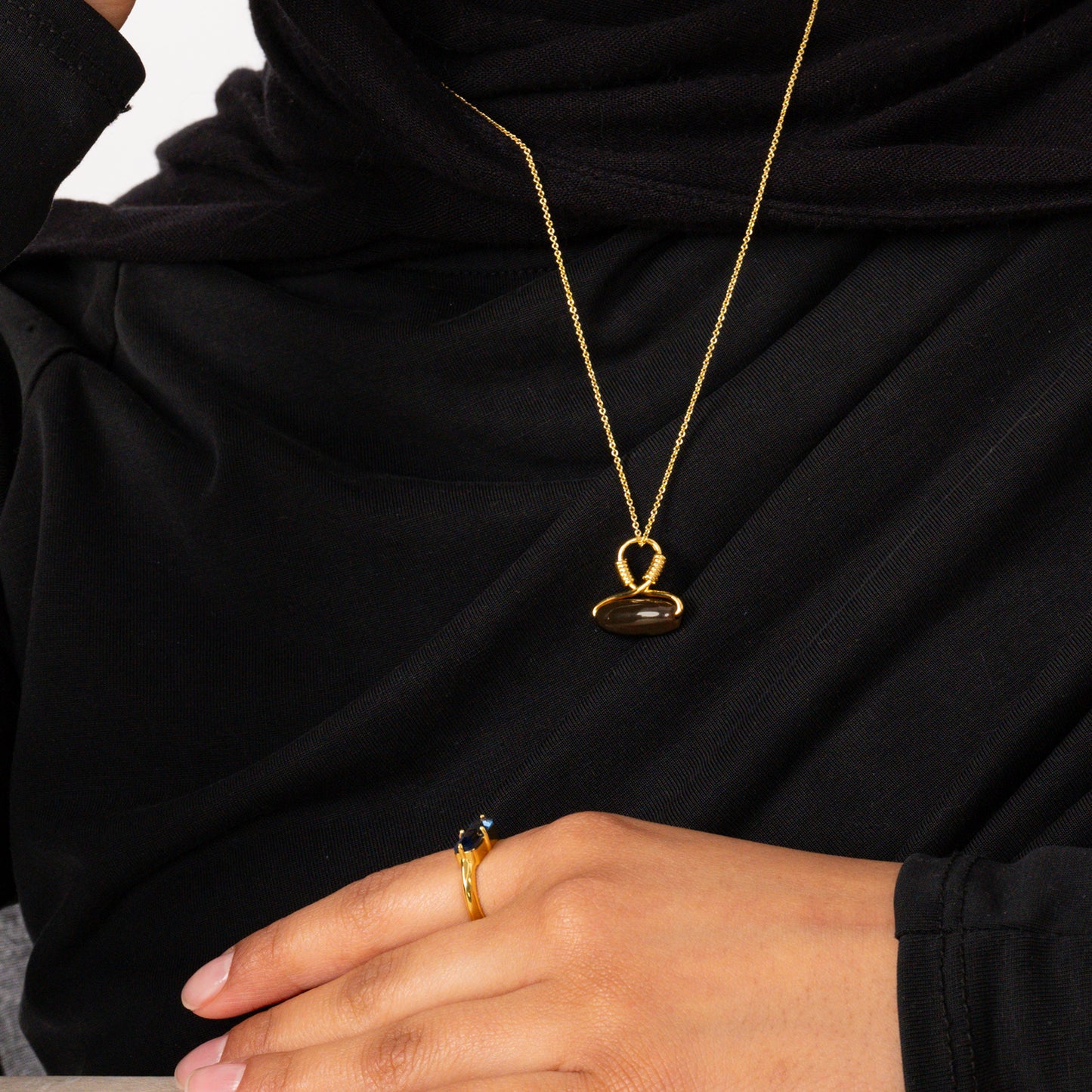 Parsi Pendant Necklace Tiger's Eye